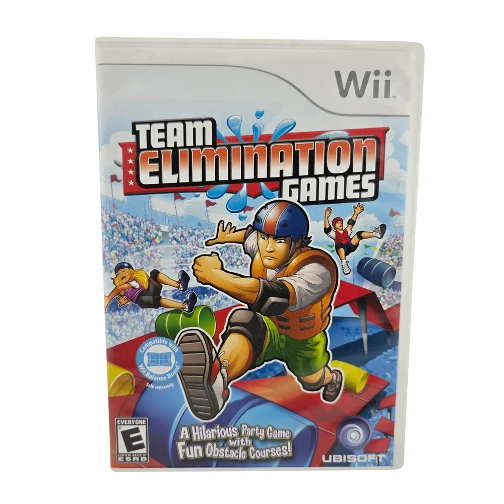 Team Elimination Games Nintendo Wii Ubisoft Obstacle Party EXCELLENT  Family Fun